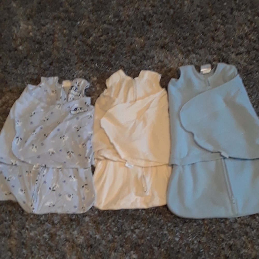 Halo Newborn sleepsack swaddles lot of 3.
